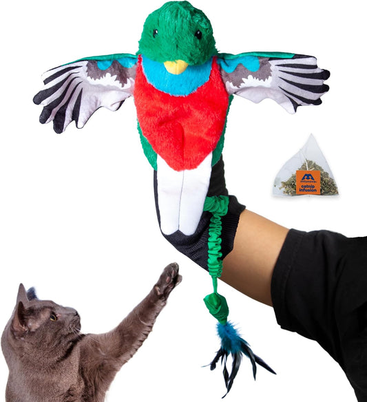 Milunova Pupr Pals - Guante de lucha para gatos con infusión de hie...