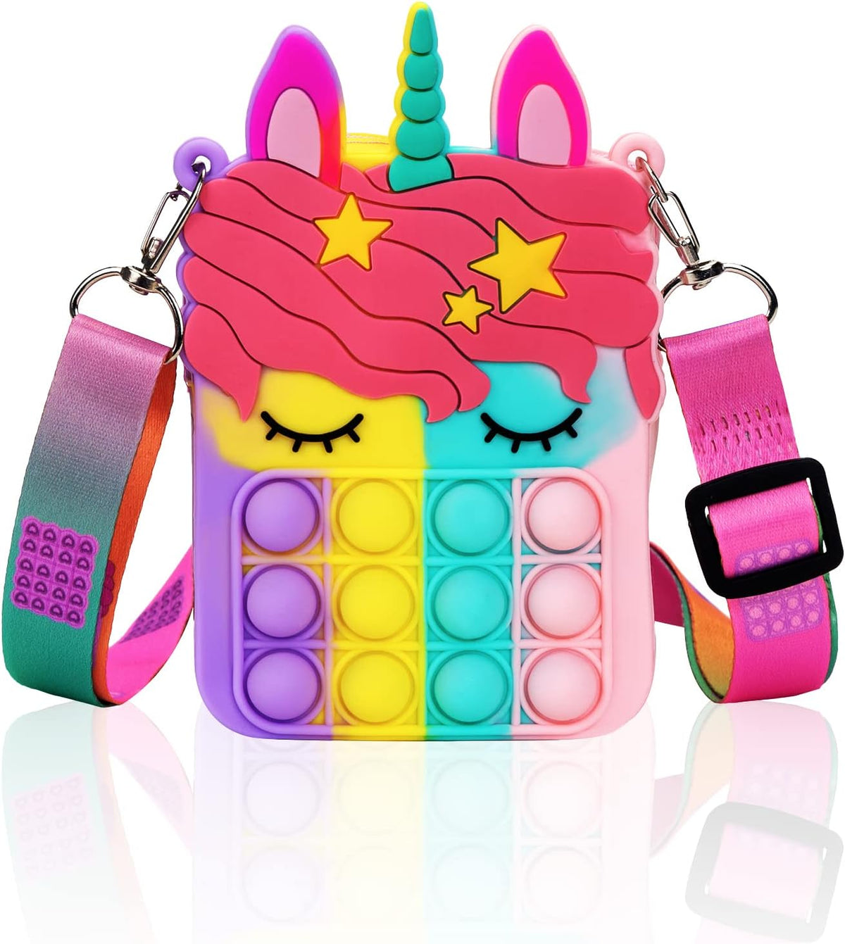 Civan Pequeño Bolso para Reventar, Bolso de Unicornio para Niñas, N...