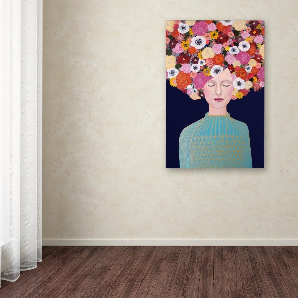 Celeste por Sylvie Demers, arte de pared en lienzo de 16 x 24 pulgadas