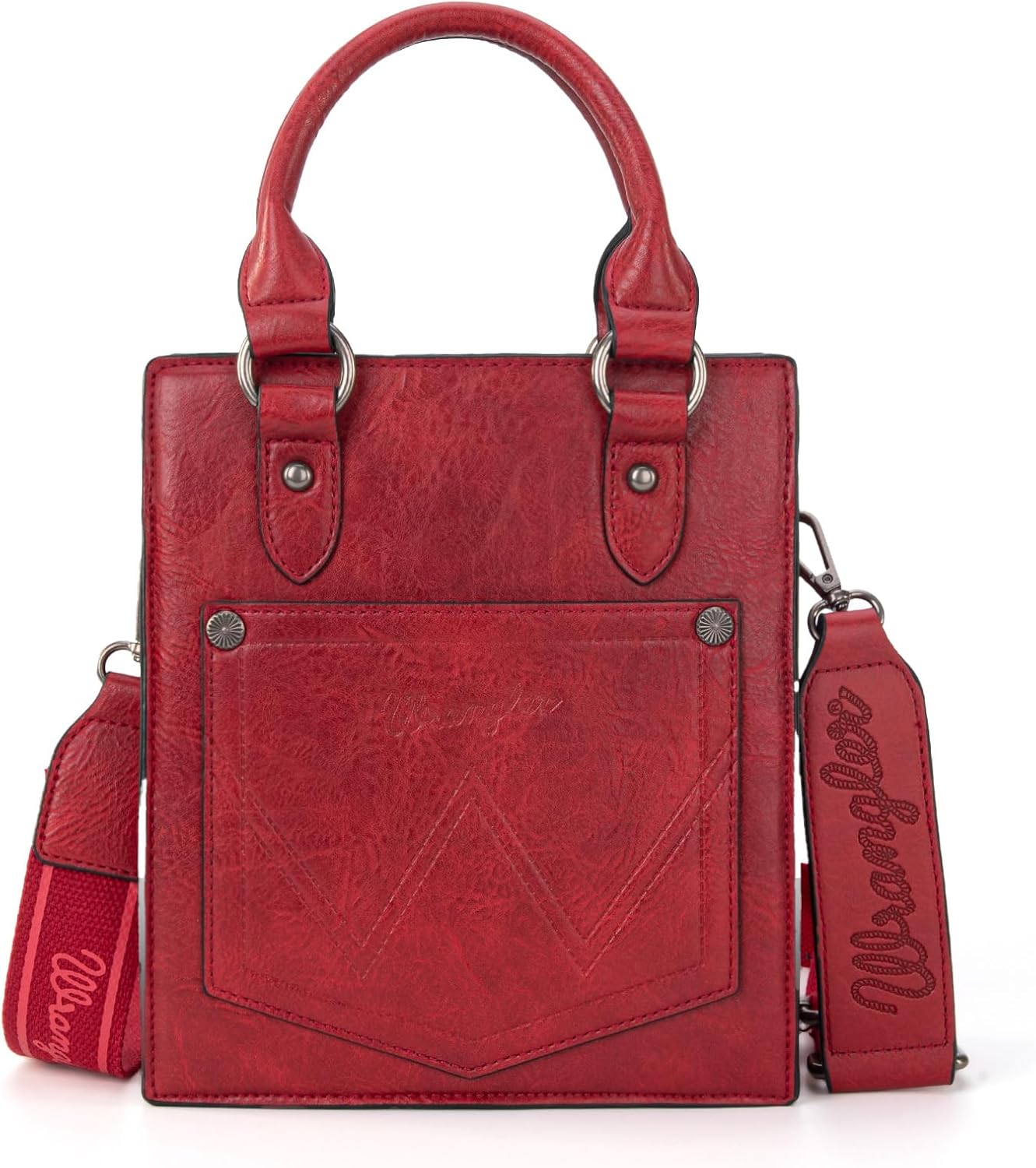 Wrangler Bolso Cruzado en Relieve para Mujer con Asa Superior, Bols...