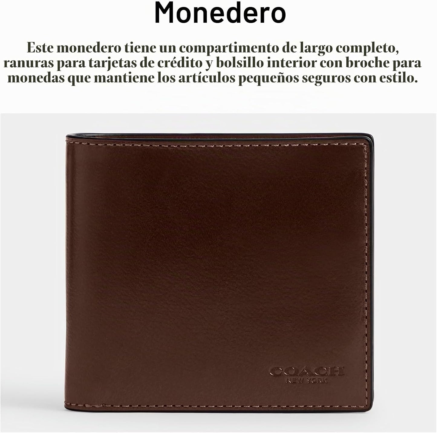 Coach Monedero para hombre en Signature