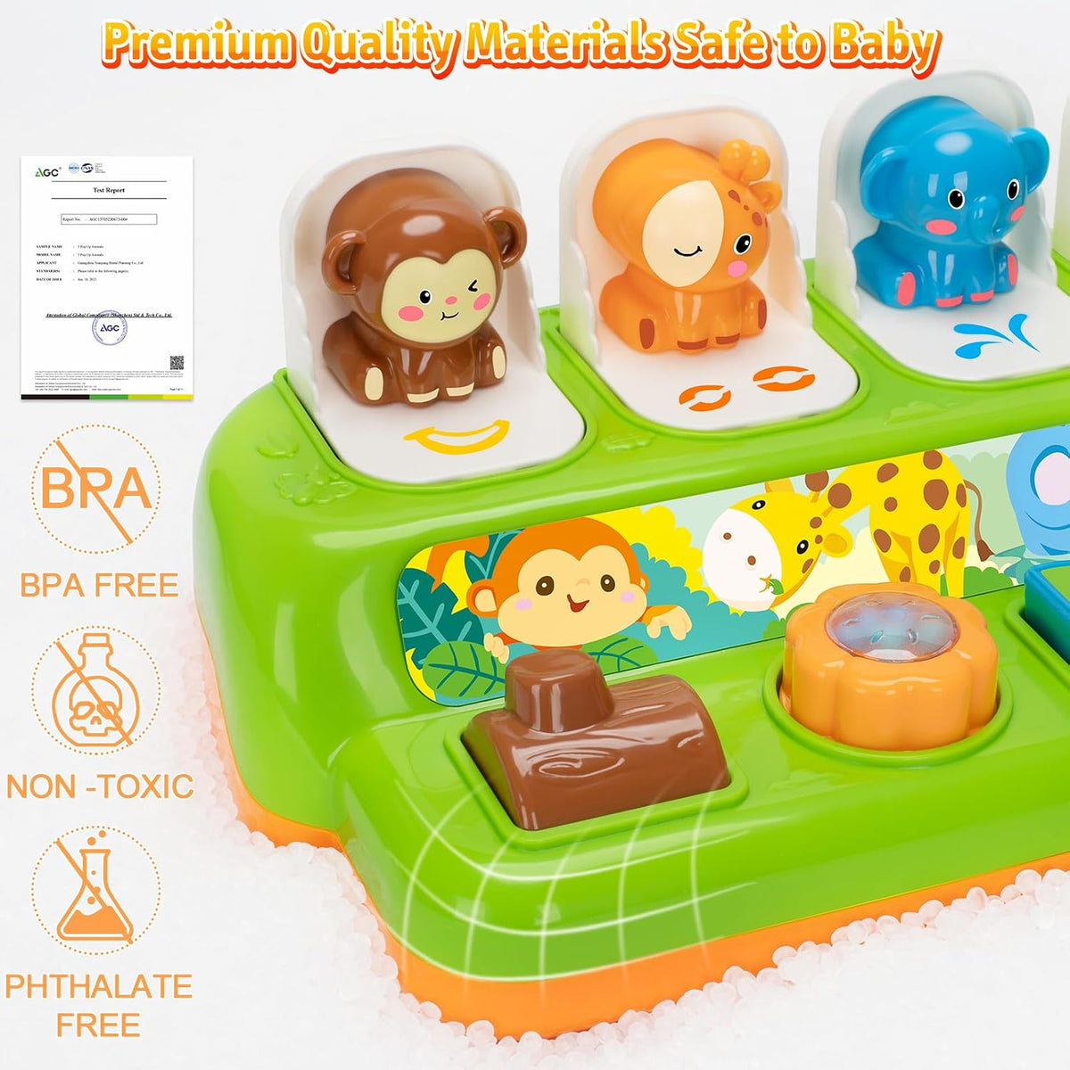 Duchong Juguetes emergentes para niños y niñas de 1 año, juguetes i...