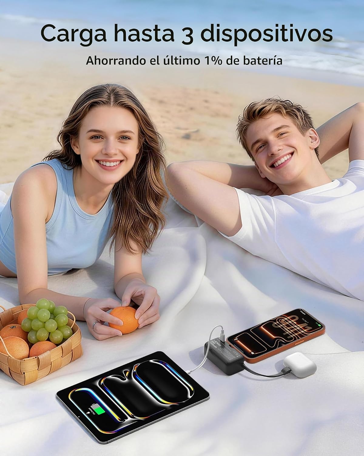 MOMAX Cargador portátil, 5000 mAh pequeño banco de energía PD 20 W...