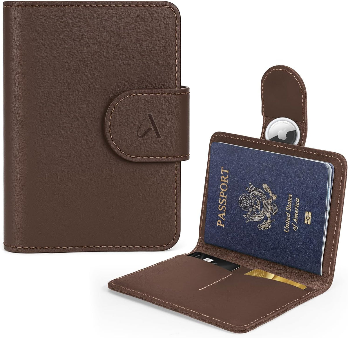 ALLIVE Portapasaportes para viajes, portapasaportes Rfid para mujer...