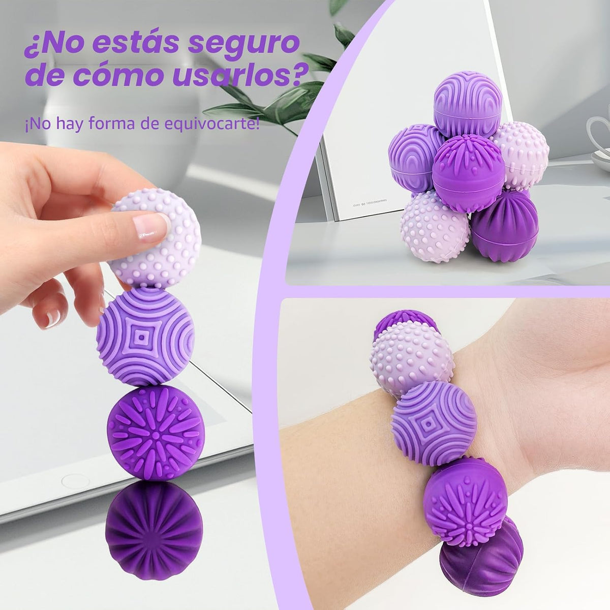Fidget Toys - Pelotas magnéticas para el estrés para adultos y adol...