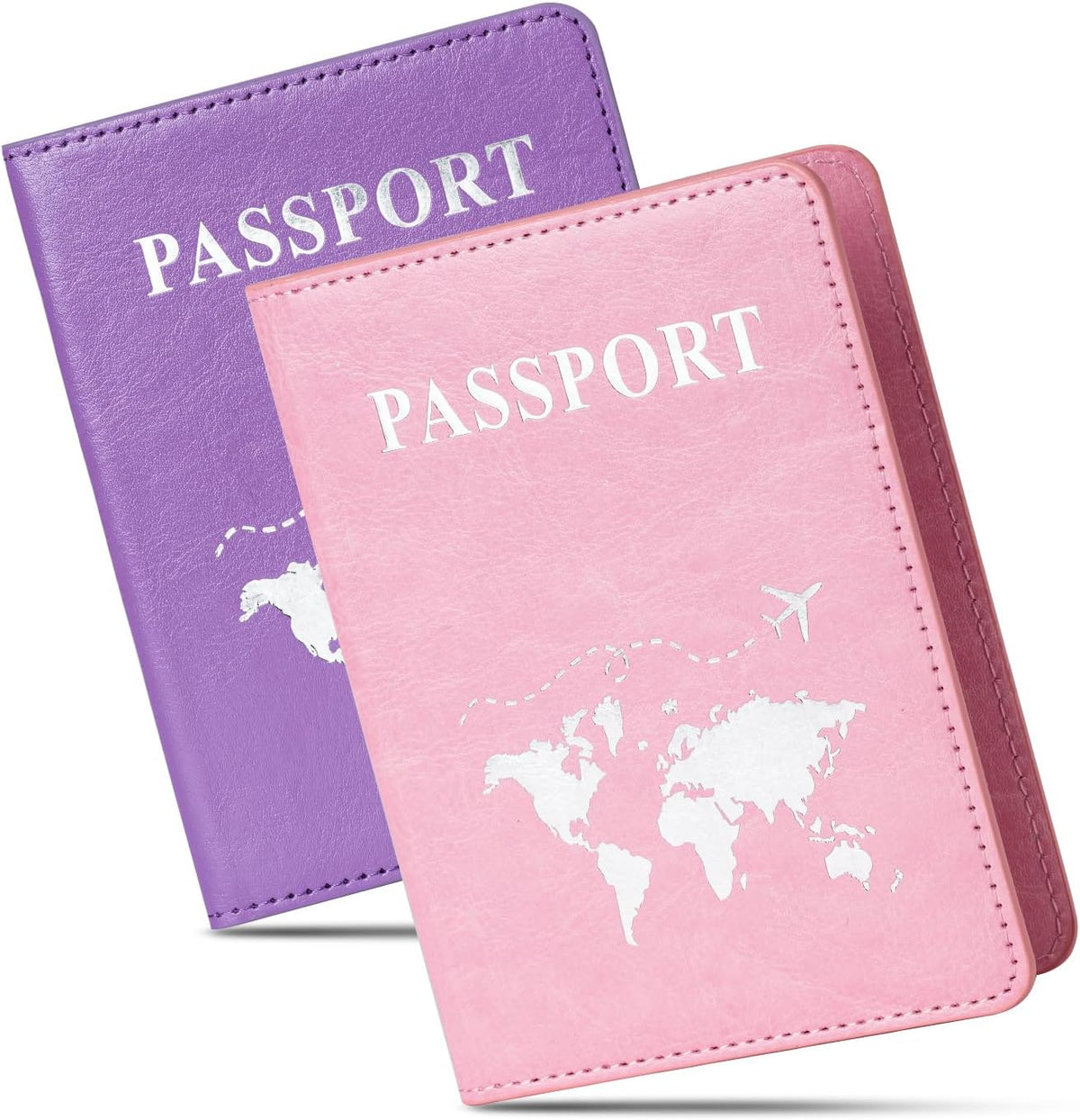2 piezas de soportes para pasaportes, cartera ultra delgada para pa...