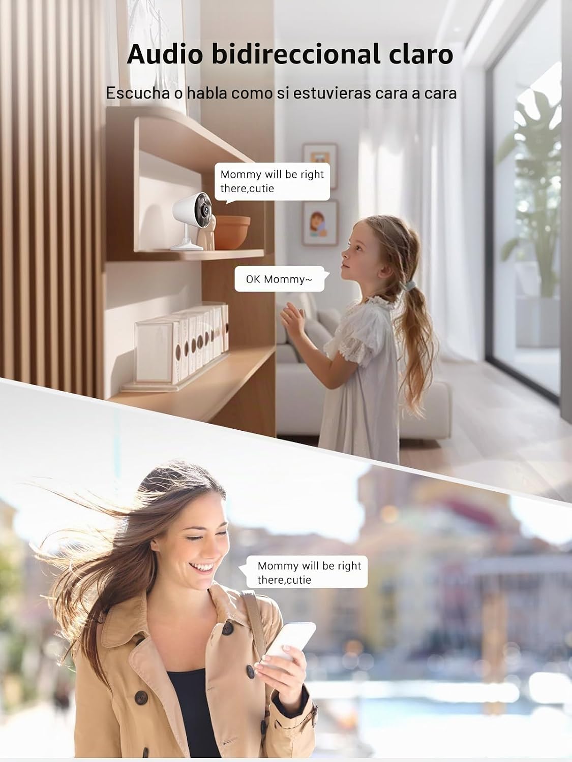 Rocktone cámara de seguridad 5G y 2.4G para interior\/exterior del...