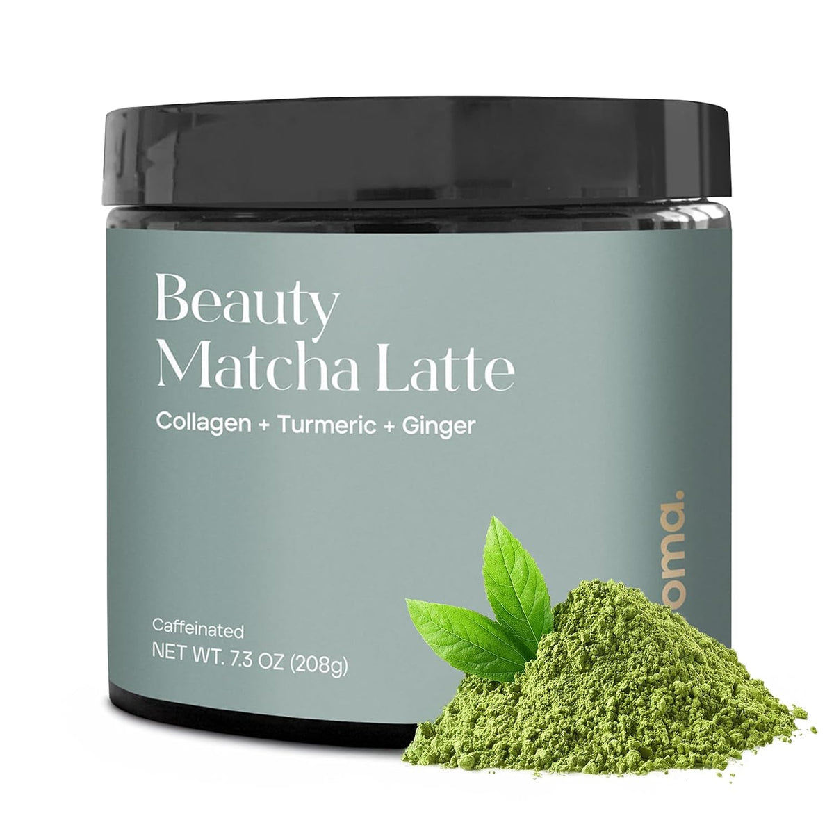 Polvo de Latte de Matcha Beauty de Kroma 7.18 Oz, 204g, 24 Porcione...