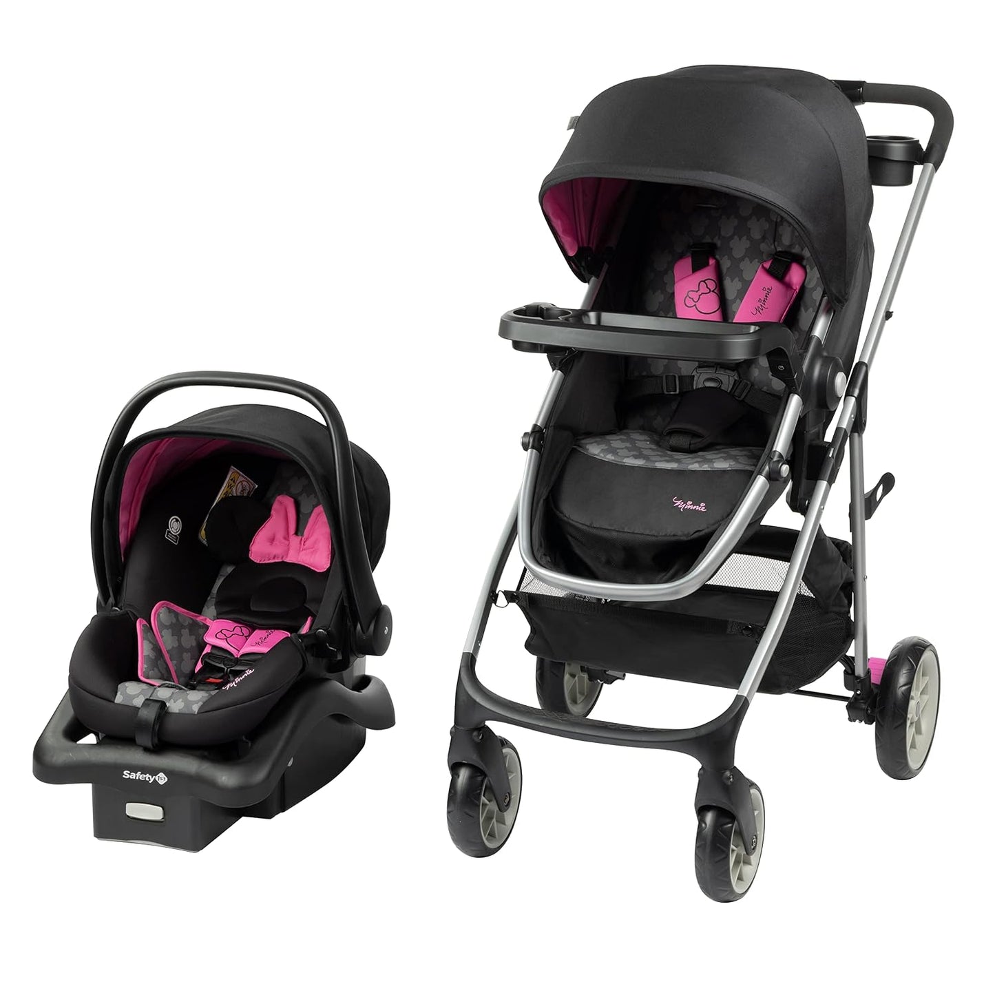 Disney Baby Minnie Mouse Grow and Go Sistema de viaje modular, Simp...