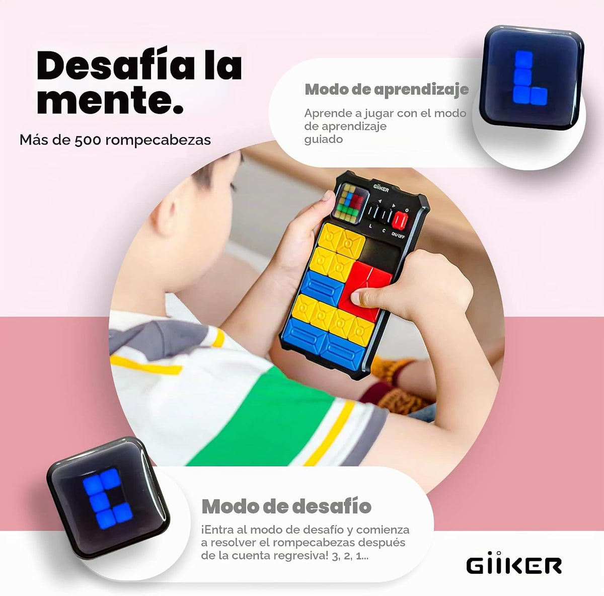 GiiKER Super Slide Puzzle Games, Rompecabezas Original de más de 50...