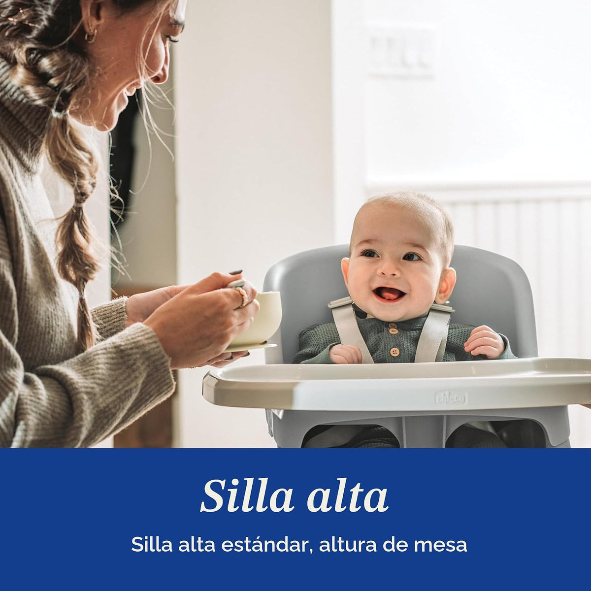 Chicco Zest - Silla alta plegable 4 en 1 para bebés y niños pequeño...