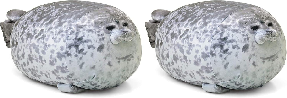 MerryXD Chubby Blob Seal - Almohada de peluche de algodón de peluch...