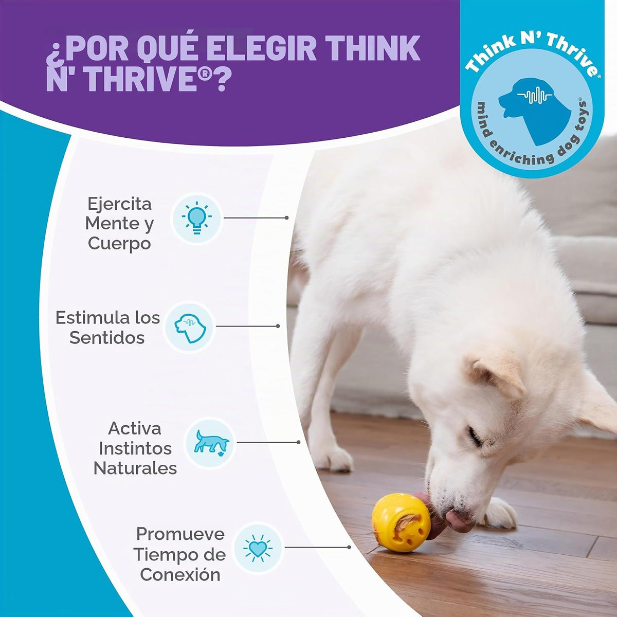 Outward Hound Nooks Happiness - Juguete interactivo y duradero disp...