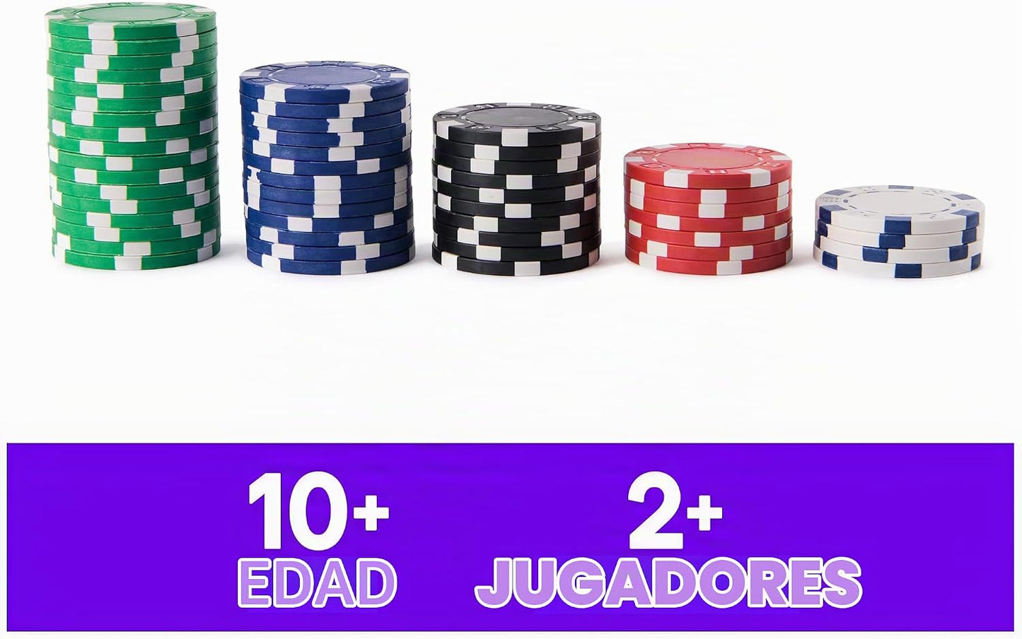 Spin Master Games Cardinal Classics - Juego de póquer (100 piezas)...