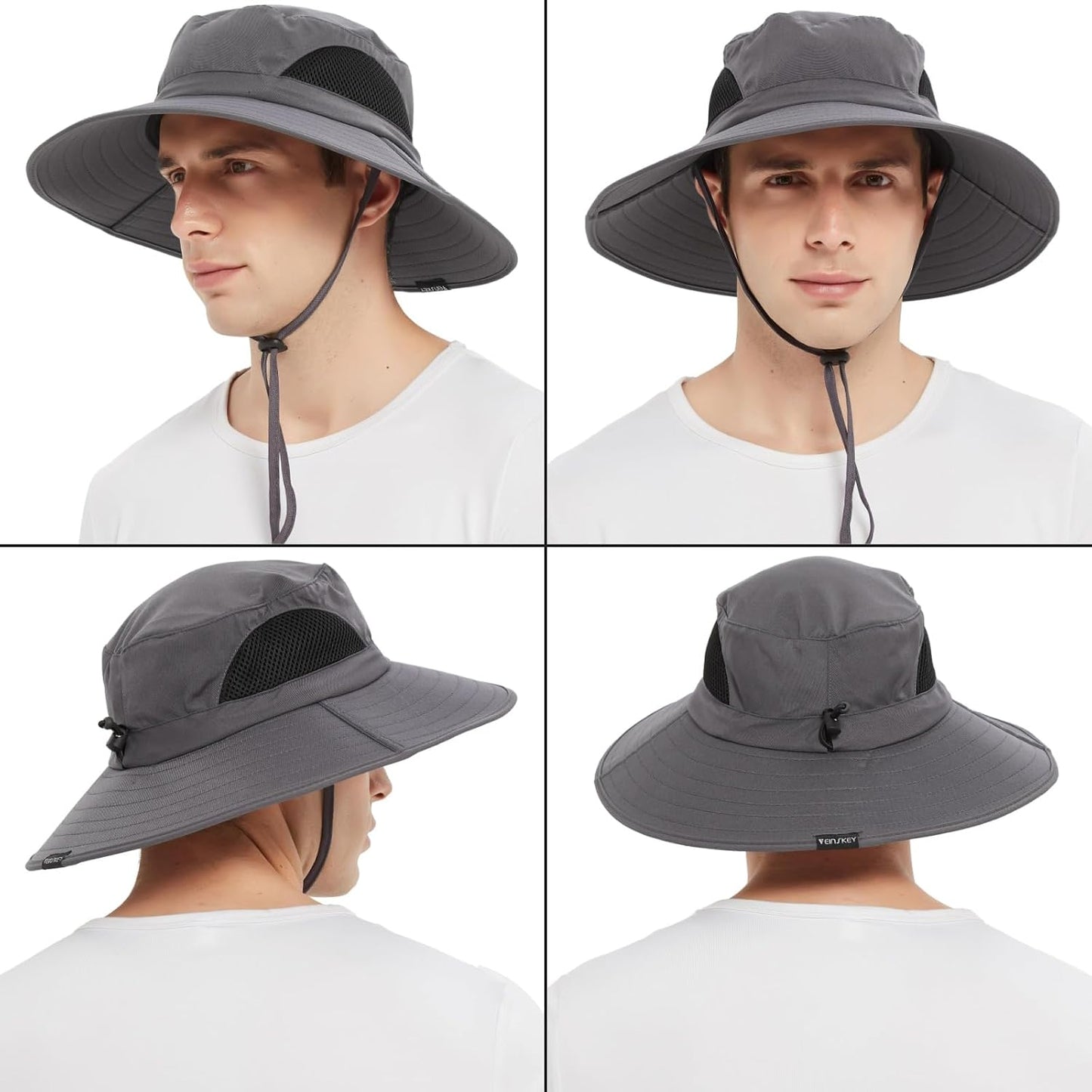 EINSKEY Sombrero de ala ancha, protección UV UPF 50+, impermeable,...