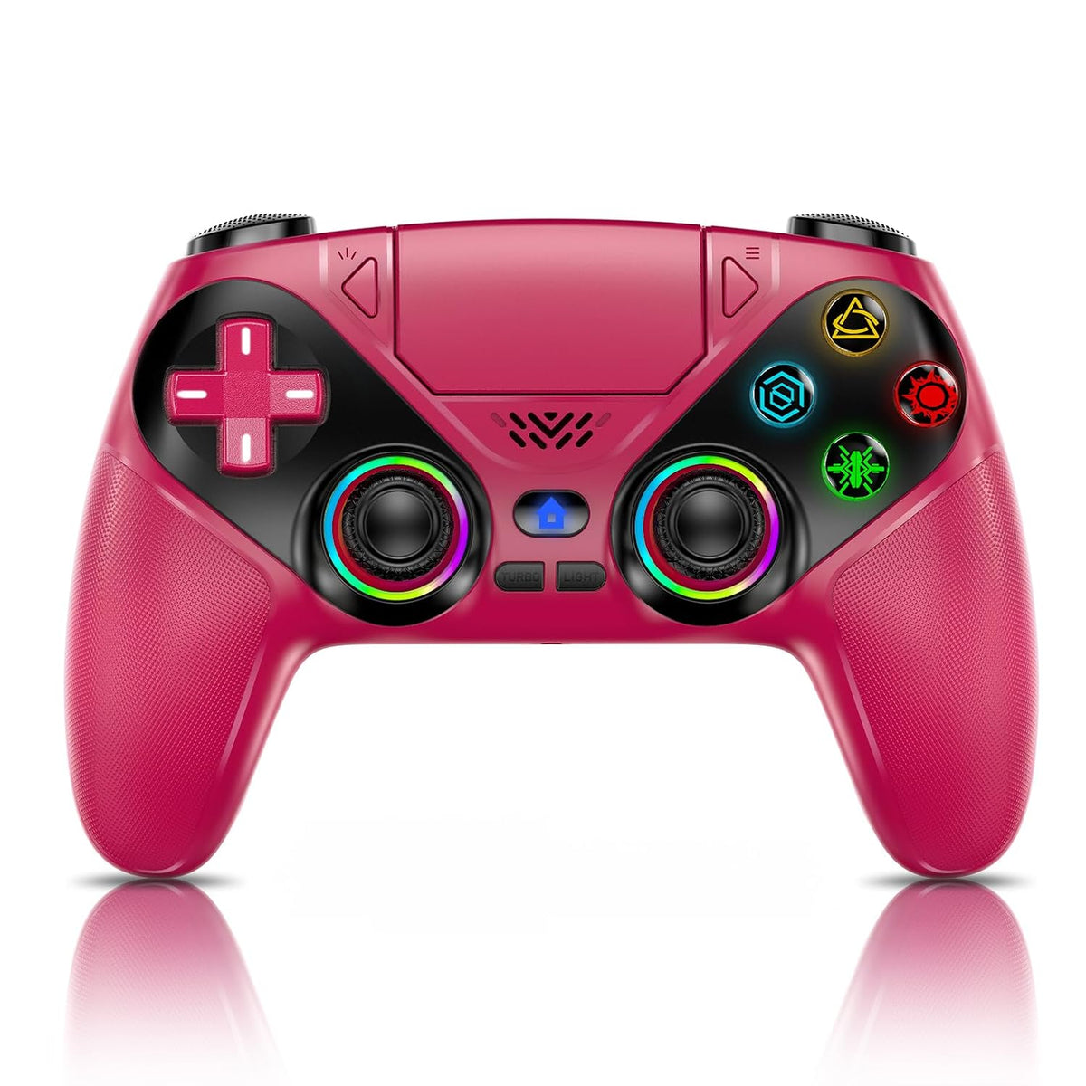 Gamrombo Controlador inalámbrico LED para PS5, compatible con PS5 P...
