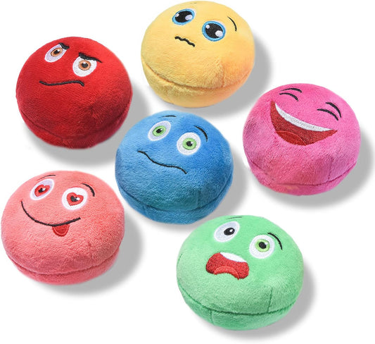 SCHITEC Juguetes chirriantes para perros, [6 unidades] Pelotas de f...
