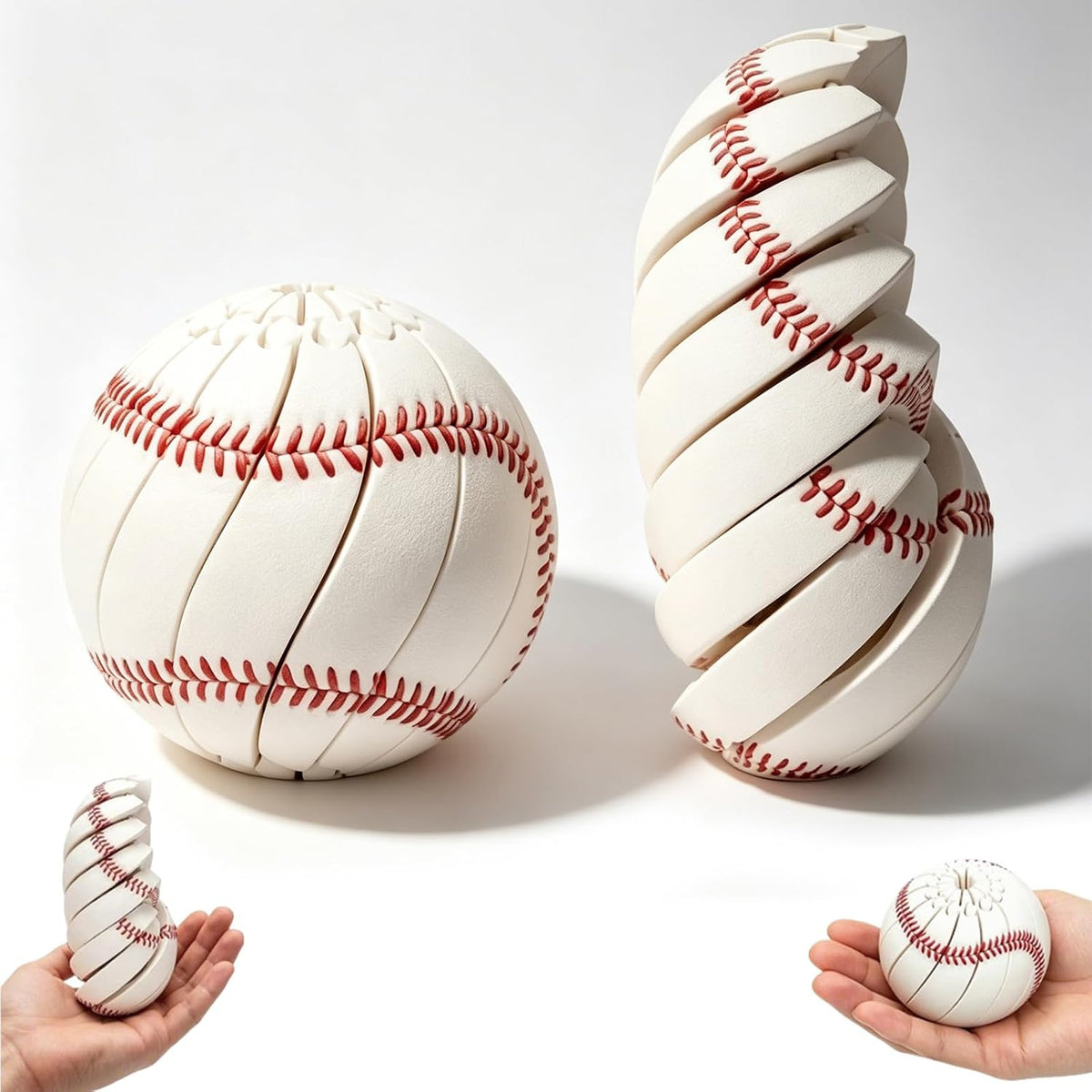 Fidget de béisbol, juguetes Fidget de béisbol, giro impreso en 3D |...