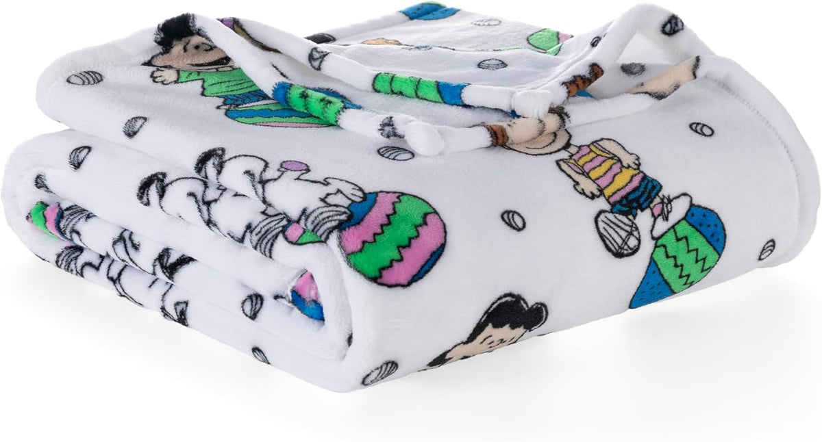 Berkshire Peanuts® VelvetLoft® - Manta de felpa de Snoopy con bonit...
