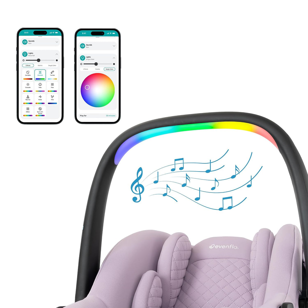 Evenflo LiteMax NXT asiento de coche para bebés con orientación tra...