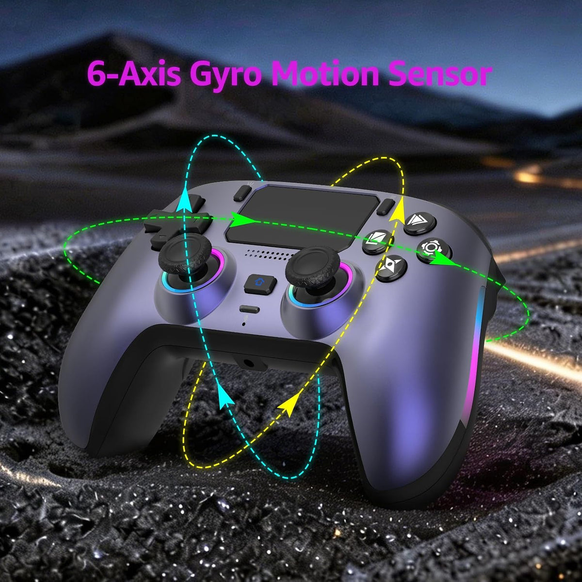 Controlador inalámbrico Akalyptra para PS-5\/PC, controlador de jue...