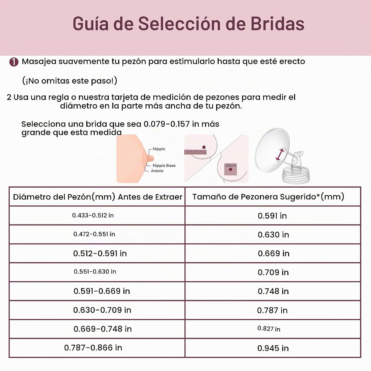 Kit de piezas de extractor de leche compatible con Spectra S1 S2 9...