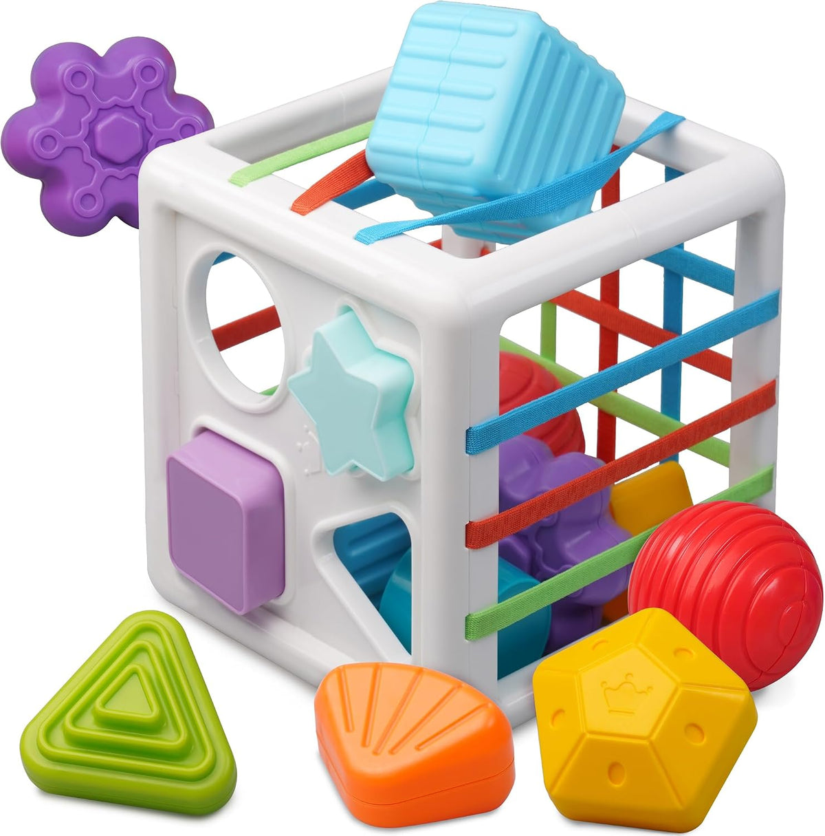 LiKee Juguetes Montessori para niños de 1 año y más, clasificador d...