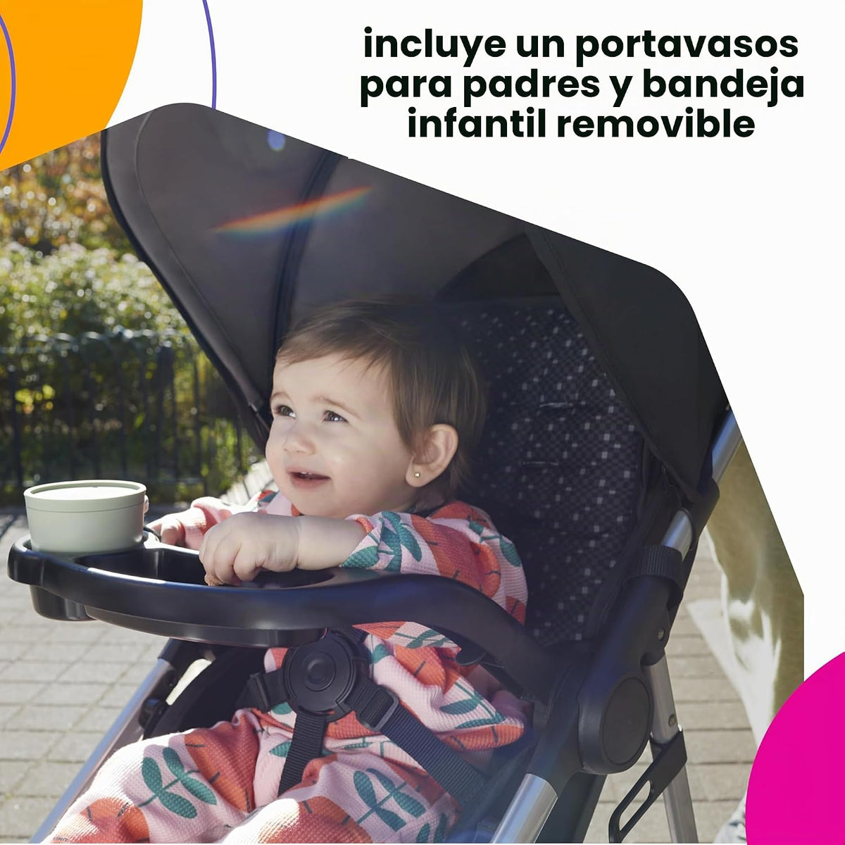 Cosco Sistema de viaje simple para niños, ladrillo