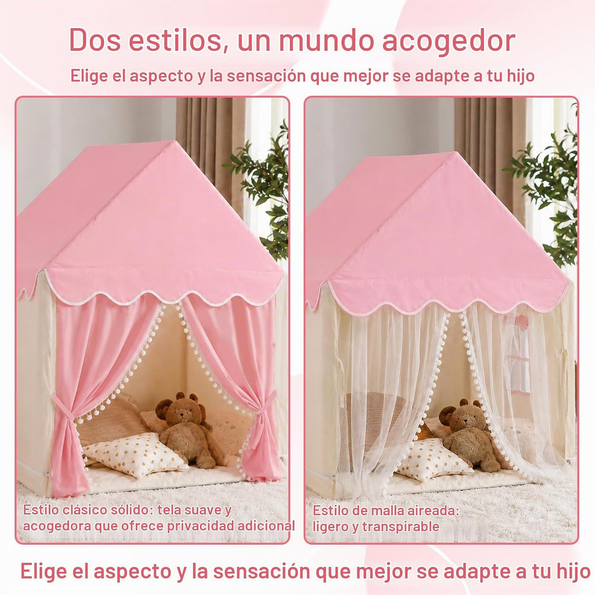 Tienda de juegos para niños Casa de juegos interior, tienda de camp...
