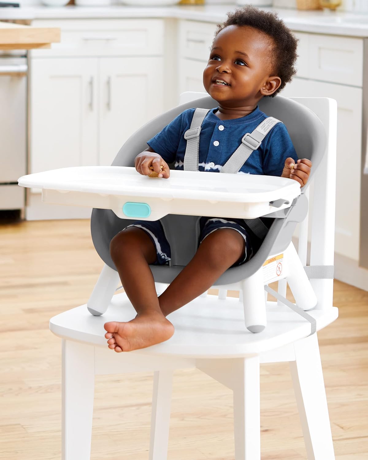 Skip Hop Silla alta para bebé, silla alta convertible 4 en 1, EON,...