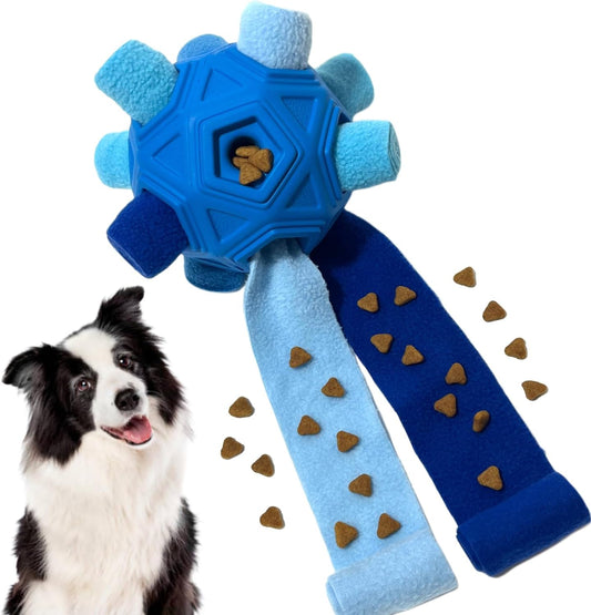 CIIVURR Pelota interactiva de olfateo para perros, juguete irrompib...