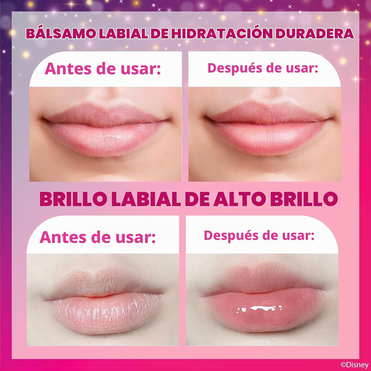 Disney Princess - Juego de maquillaje para niños en mini estuche de...