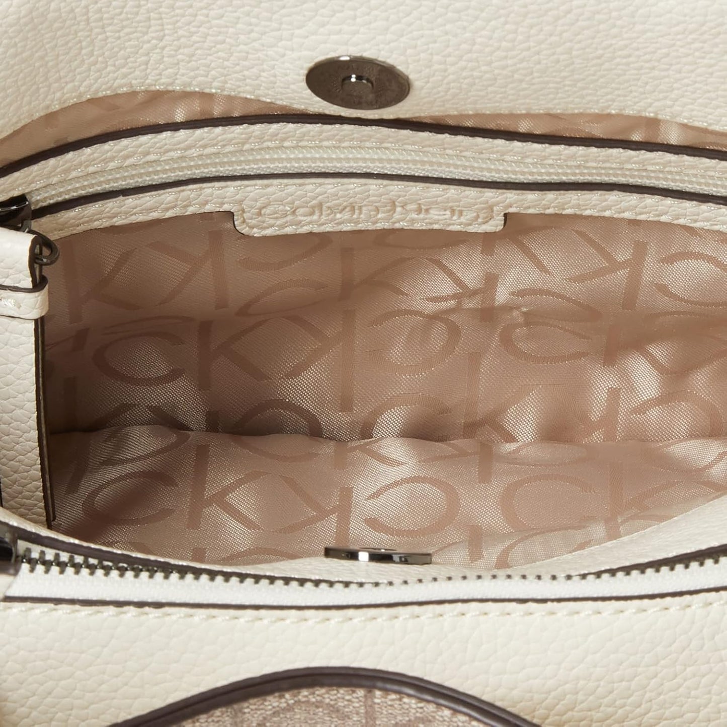 Calvin Klein Bolso Adeline con triple compartimento para mujer