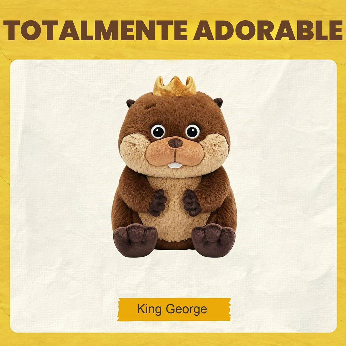 MINISO Disney Pixar Hoppers King George - Peluche de 13 pulgadas |...