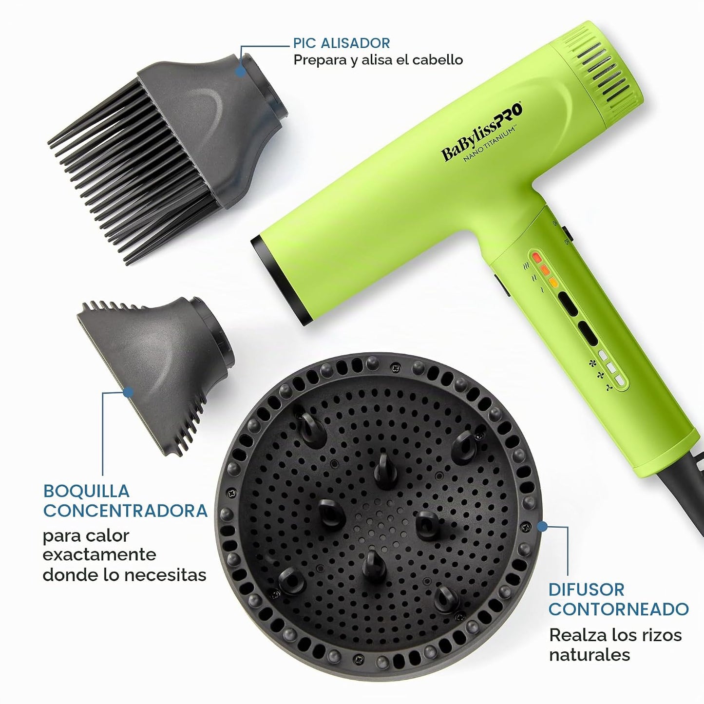 BaBylissPRO Nano Titanium Profesional Nano Light Ionic Dual-Voltage...