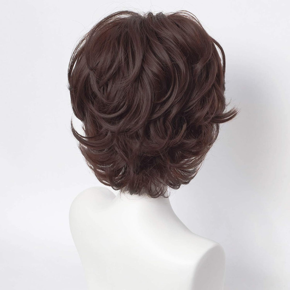 Alacos Tubbo Style Short Brown Curly Cosplay Peluca para Hombres |...