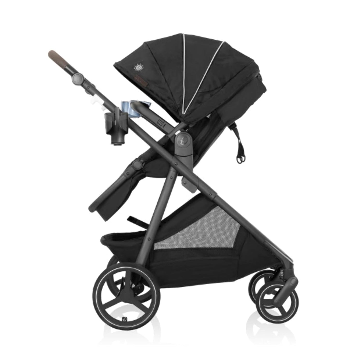 Cochecito Evenflo Shyft Intuiti+ (Dubhan Black) | 6 modos de uso, d...