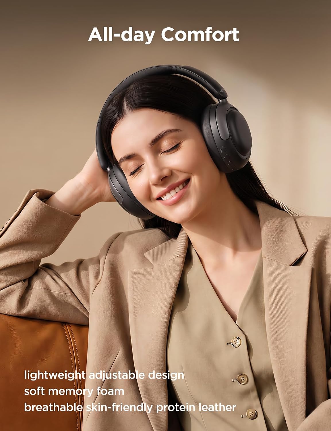 Acer OHR703 - Auriculares con cancelación activa de ruido, Bluetoot...
