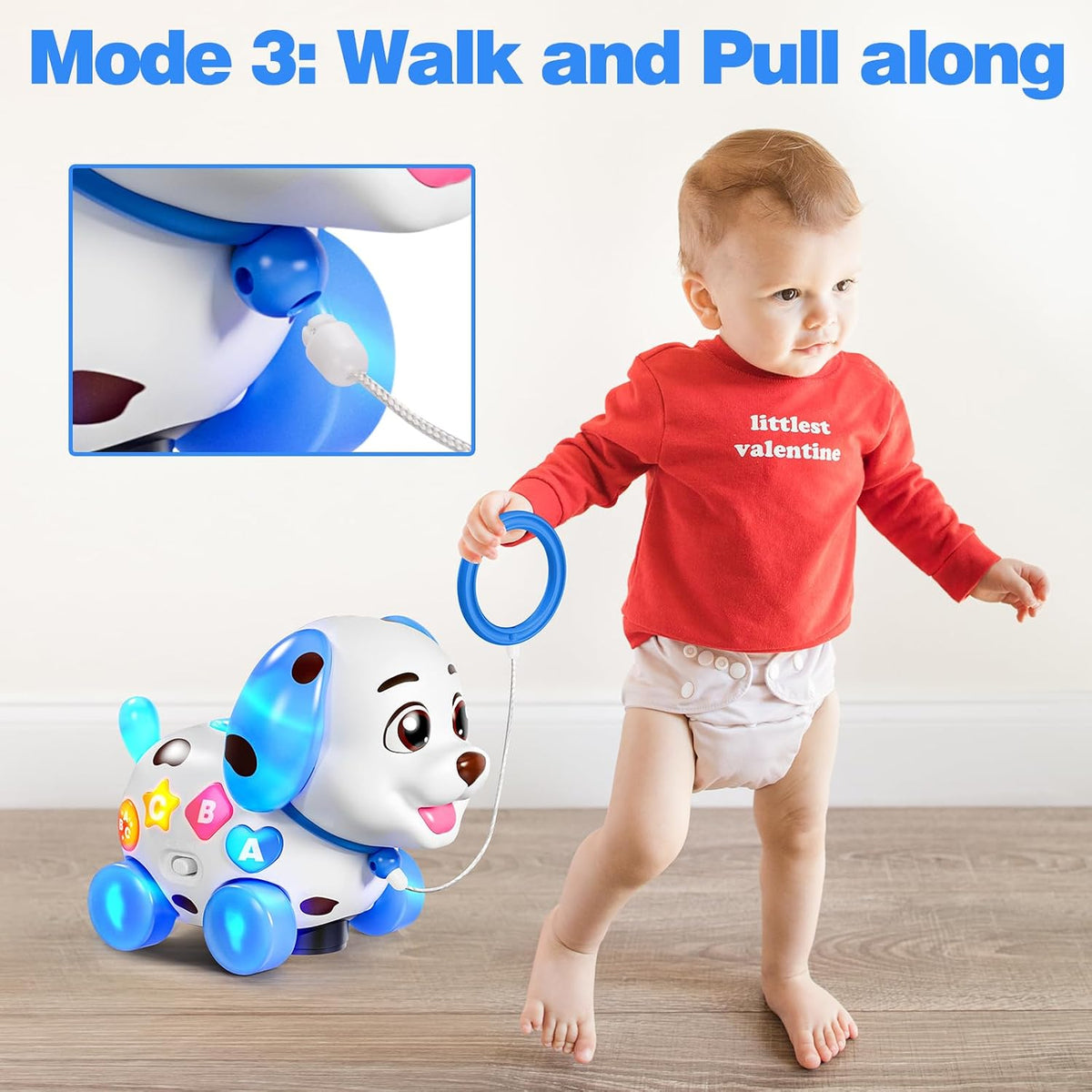 Juguetes musicales de cachorro para niño de 1 año de regalo, juguet...