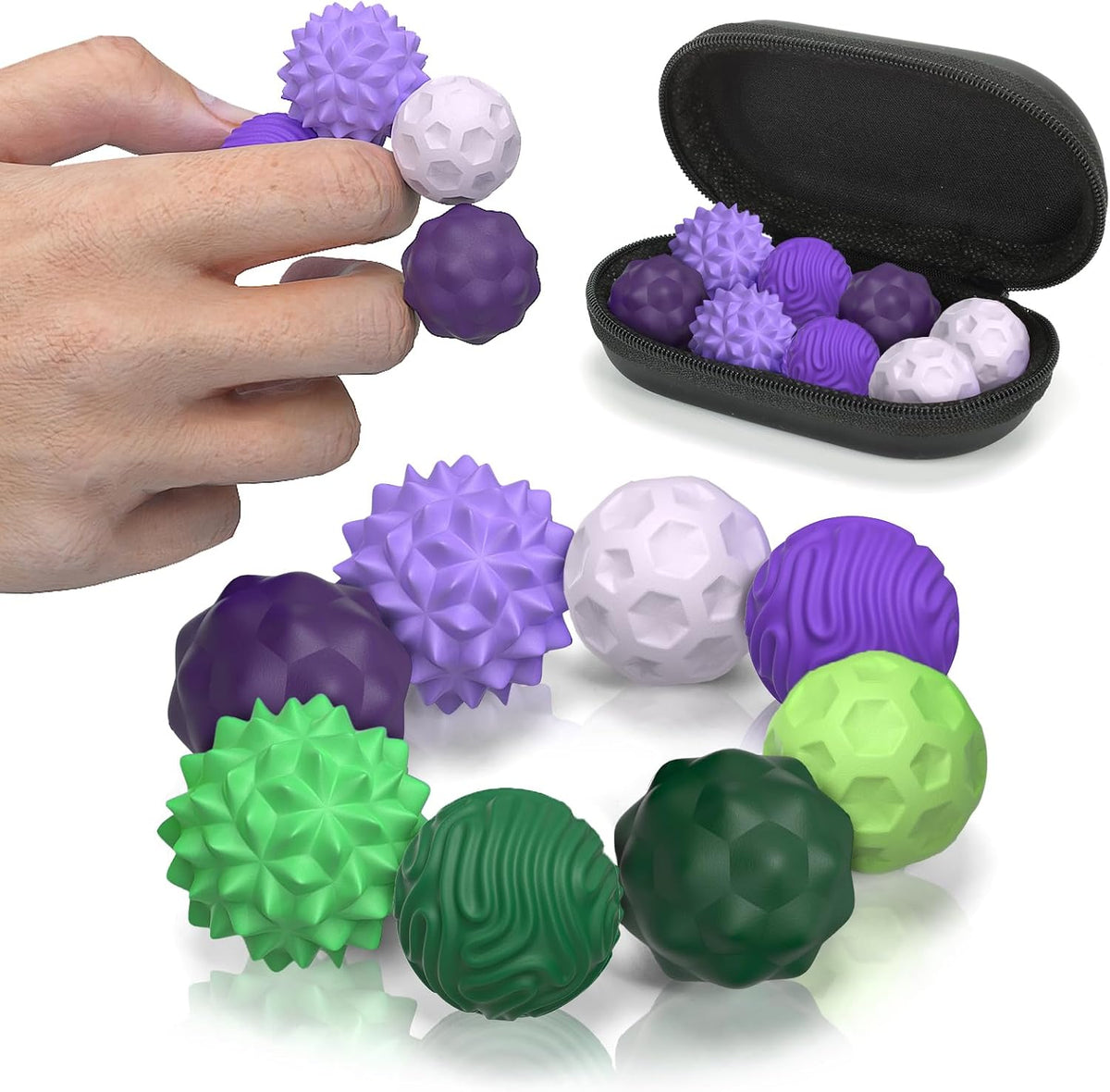 Pelotas magnéticas para adultos y adolescentes, juguetes silencioso...