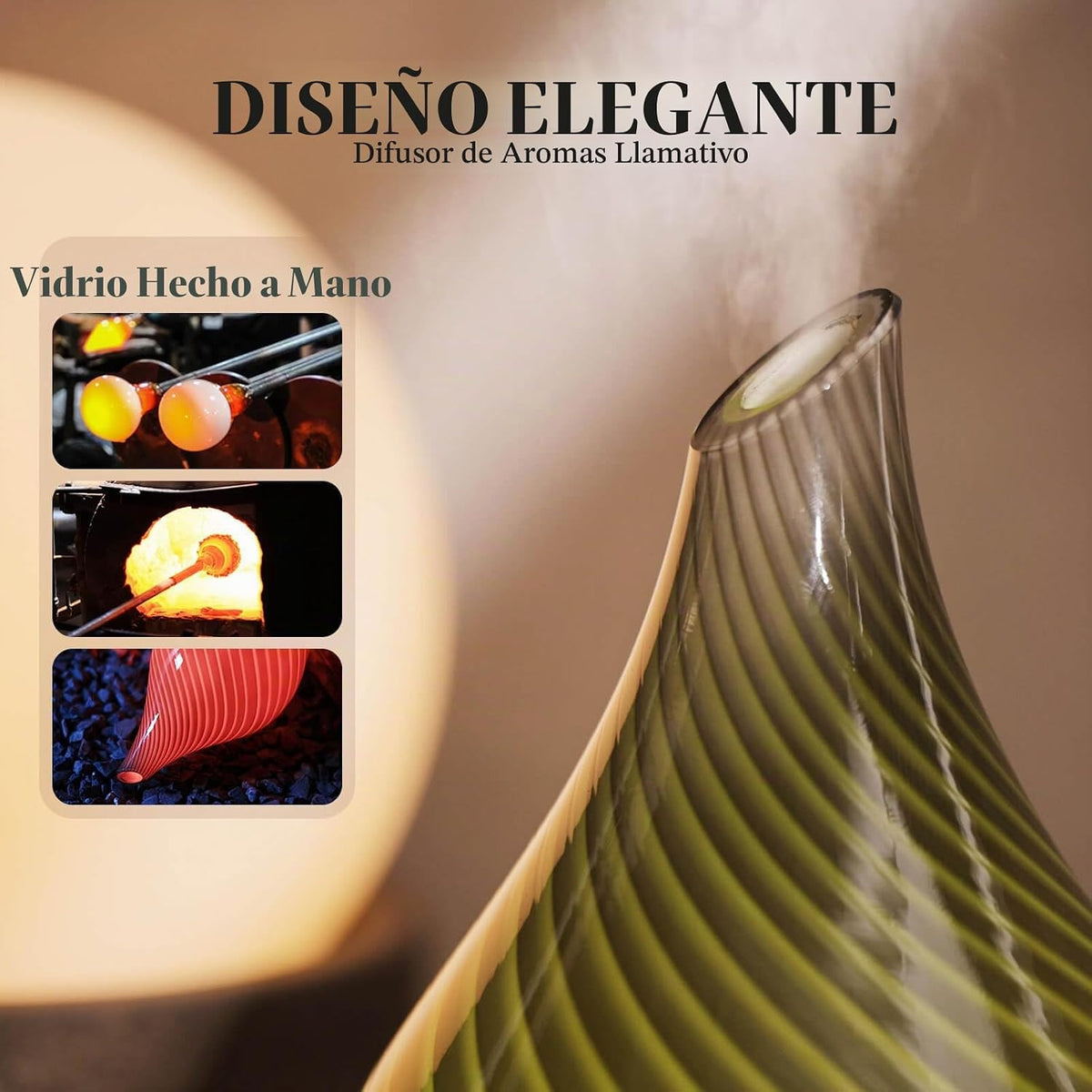 Porseme - Difusor de aceite esencial de 150 ml, difusor de aroma de...