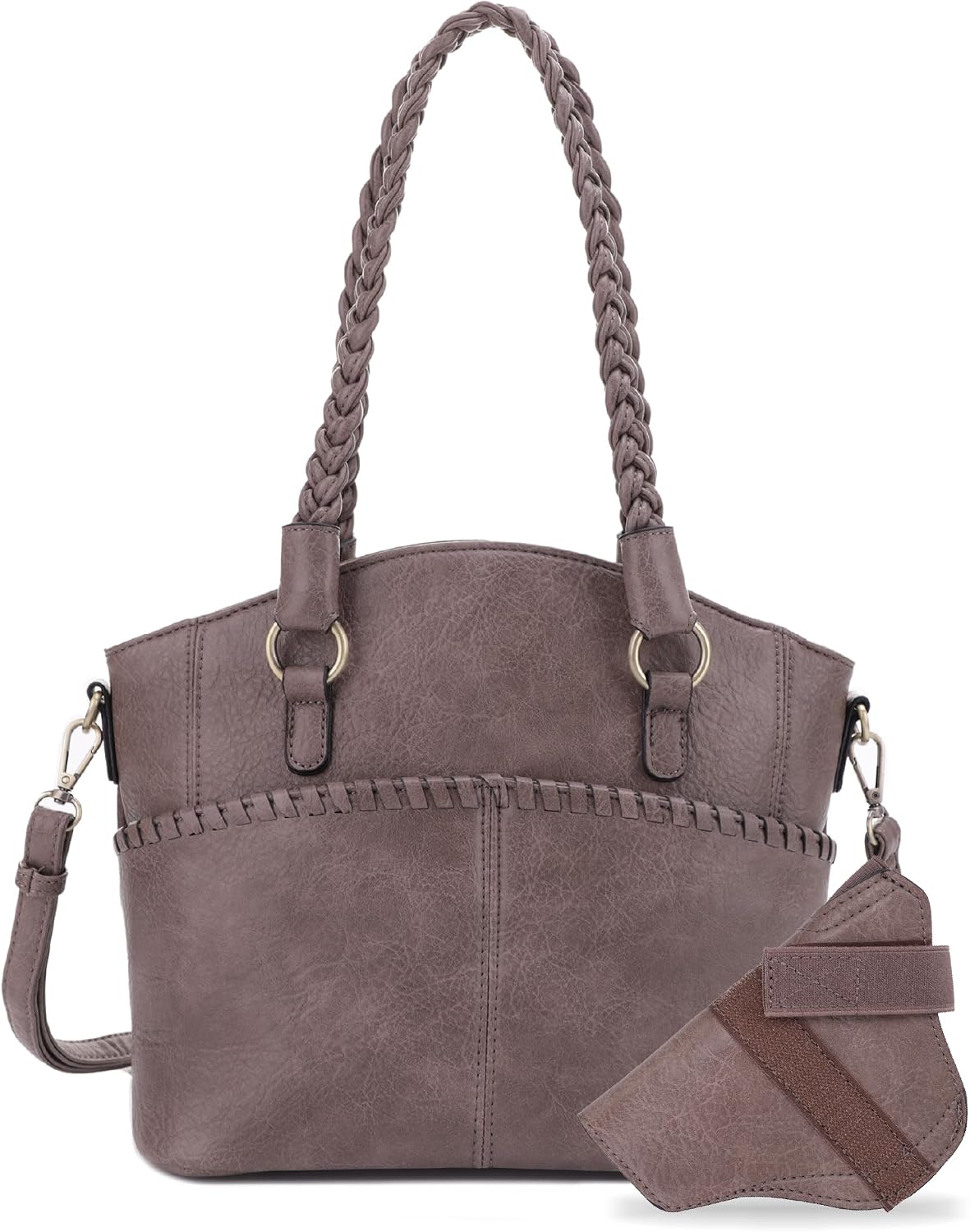 JESSIE &amp; JAMES Bella - Bolsas de mano ocultas para mujer con ce...
