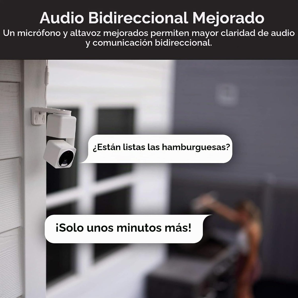 WYZE Cam Pan v4, cámara de seguridad inteligente 4K, cámaras AI par...