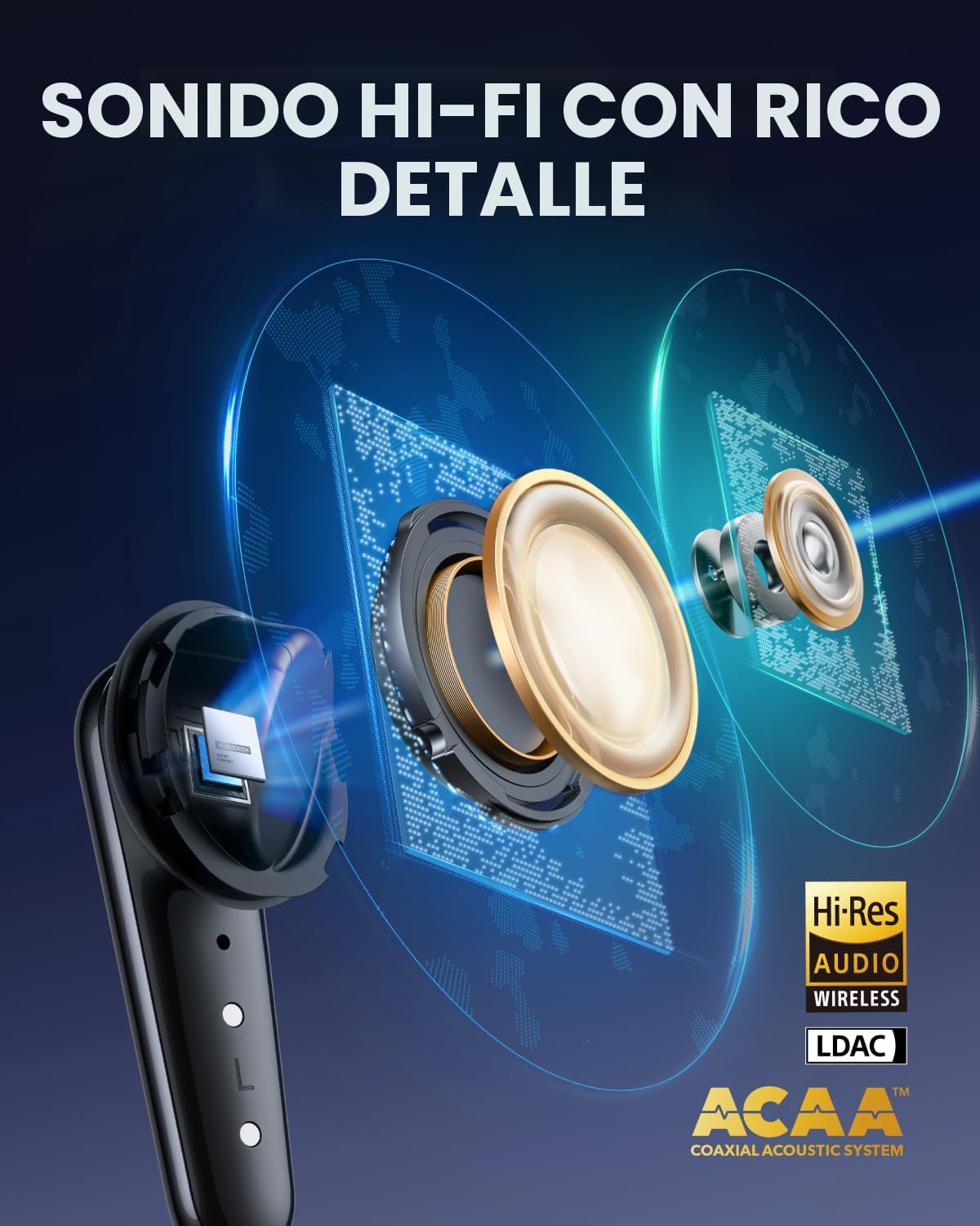 Soundcore Liberty 4 Pro by Anker Auriculares inalámbricos con cance...
