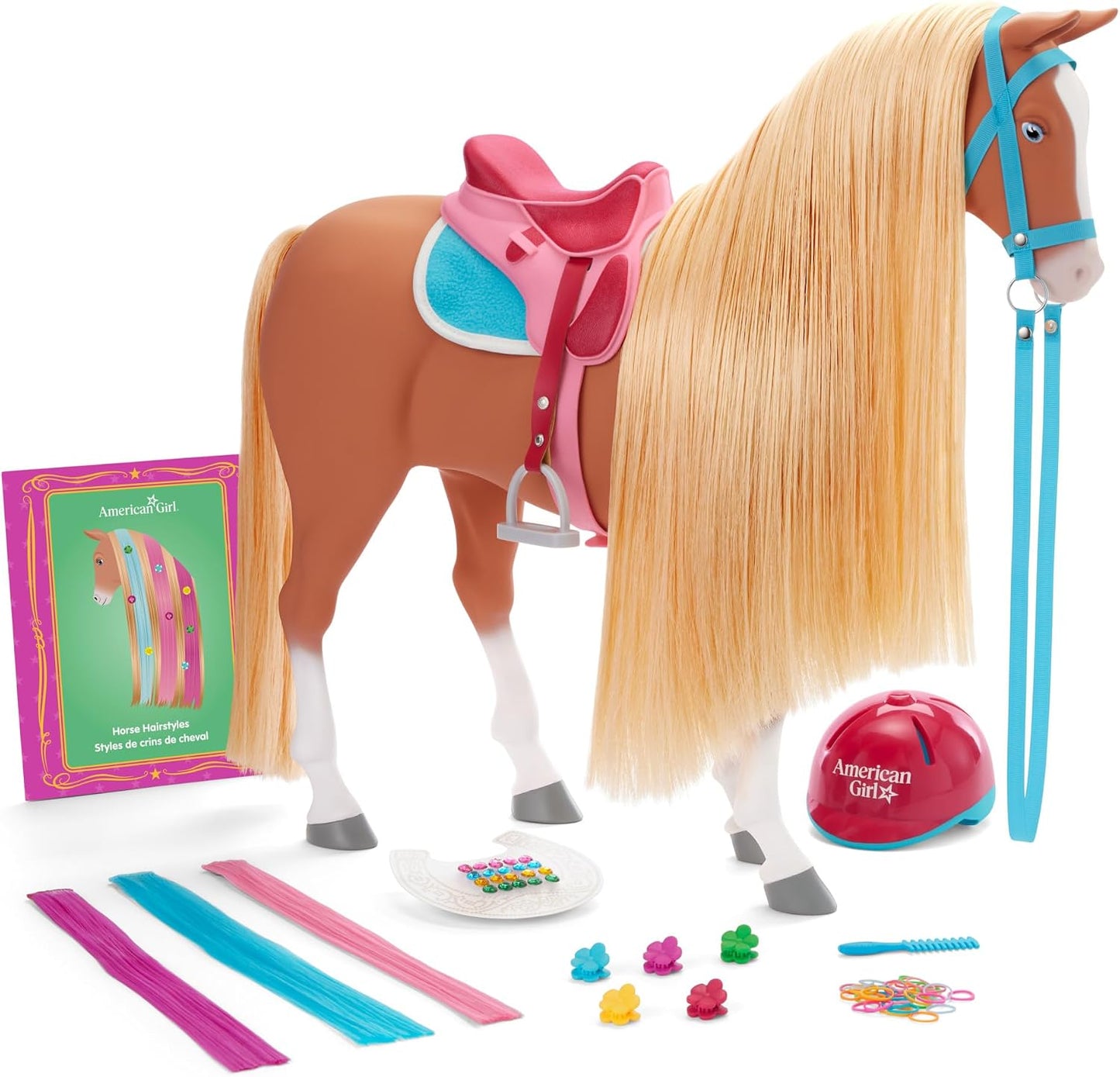 American Girl, Truly Me, Chestnut Charm Horse &amp; Hairstyling Acc...