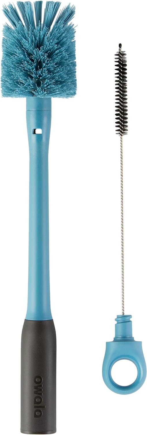 Owala FreeSip - Botella de agua aislada de acero inoxidable y funda...