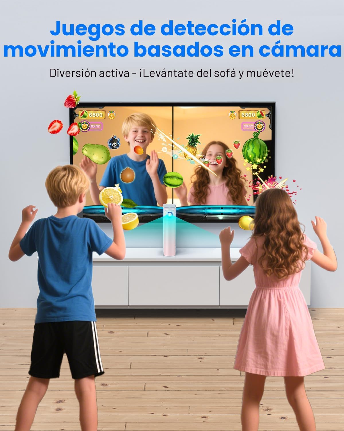 Consola de juegos con detección de movimiento MetFut - 28 juegos di...