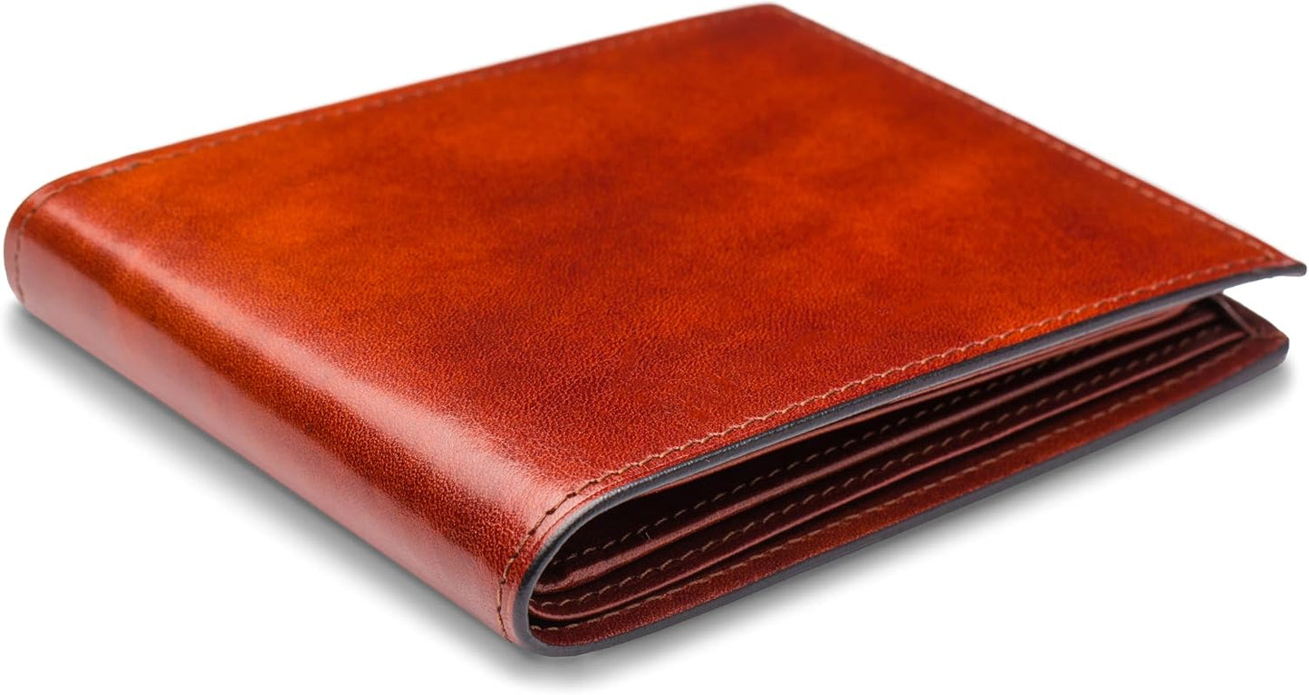 Bosca Cartera de cuero para hombre \u2013 Old Italia billetera pleg...