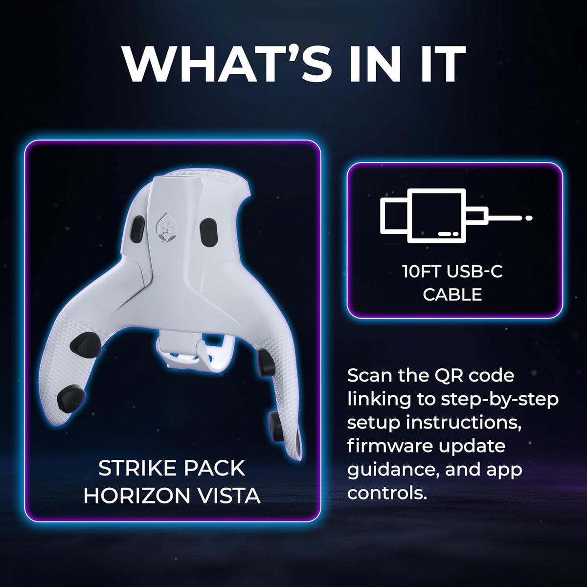 Collective Minds STRIKEPACK HORIZON™ VISTA para controladores están...