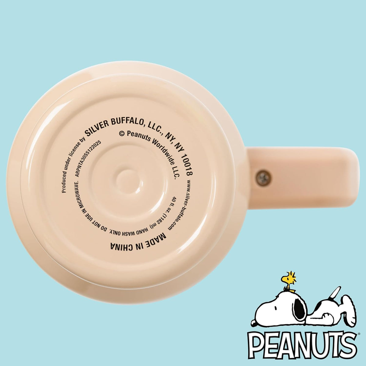 Silver Buffalo Peanuts Snoopy Howdy Partner, vaso de acero inoxidab...